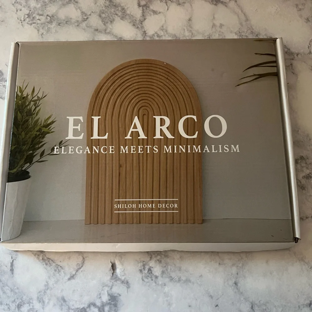 New Arch design tray wooden decorative servings tray cutting charcuterie board - Picture 2 of 13